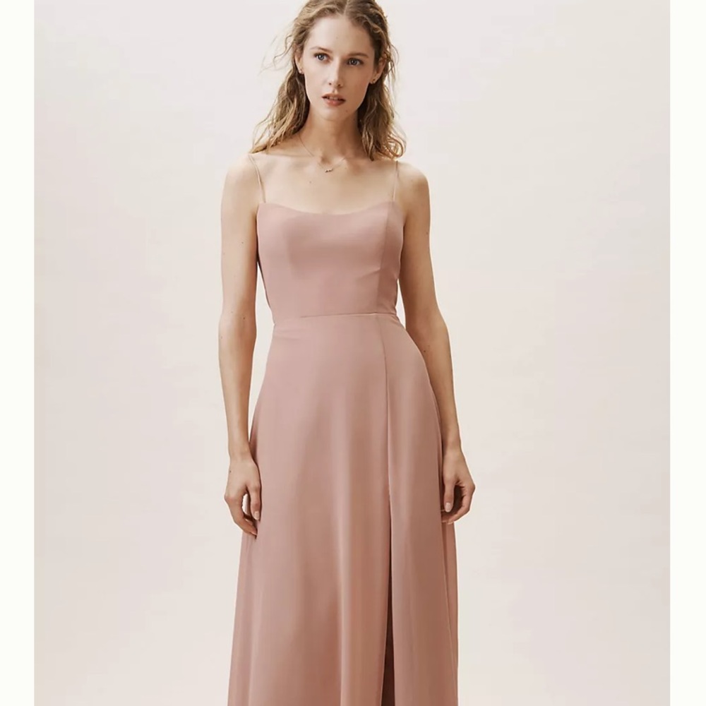 Jenny Yoo Kiara Dress in Whipped Apricot